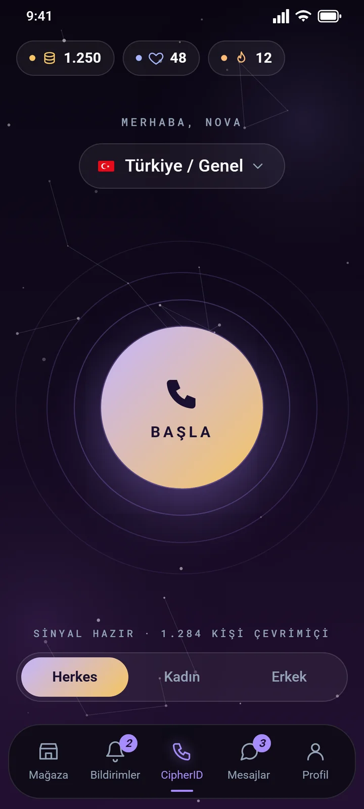Nebula teması