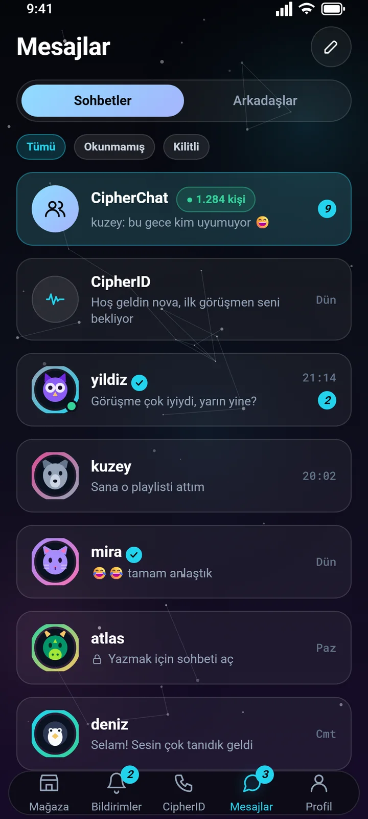 Mesajlar