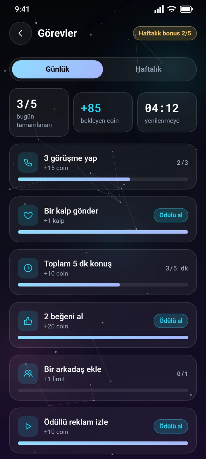 Görevler